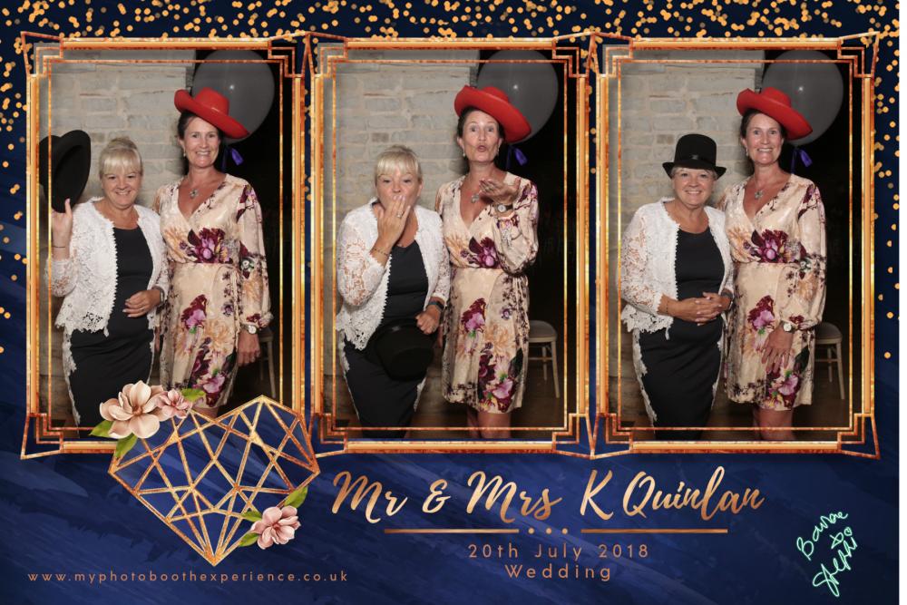 Mr & Mrs K Quinlan | View more photos from the event at gallery.myphotoboothexperience.co.uk/u/MyPhotoBoothExperienceLtd/Mr-Mrs-K-Quinlan